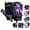 Camo Purple, variant on MRX Anti-Slip Female Amara Marled Pink Weight Lifting Gloves, S