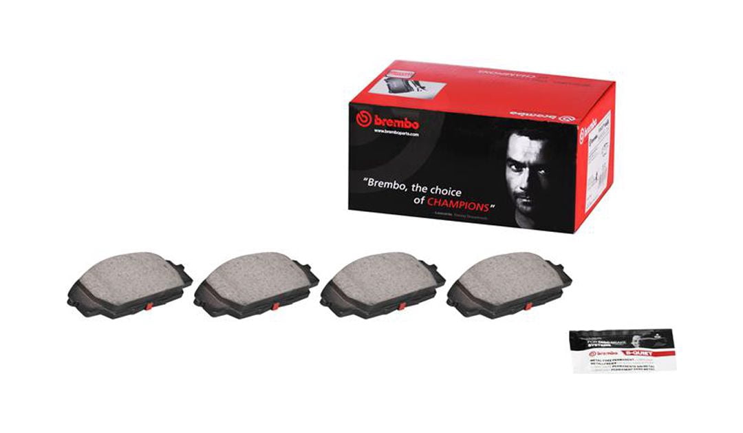Brembo P28032N Premium NAO Ceramic OE Equivalent Pad