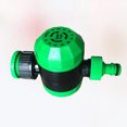 thumbnail image 2 of KAKOWELY Gardening timer Home Use Mechanical Small Size Irrigation Controller 2-hour Timed Garden Irrigation Controller(Green)5.51"X2.36"X2.36", 2 of 4