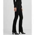 thumbnail image 2 of Lauren Ralph Lauren Women's Satin-Stripe High-Rise Boot Jeans - Black Wash, 2 of 6