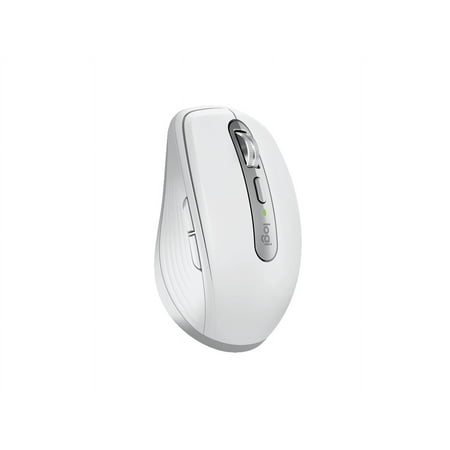 Logitech - MX Anywhere 3S for Mac Wireless Bluetooth Fast Scrolling Mouse with Programmable Buttons - Pale Gray