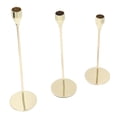 thumbnail image 4 of Candle Holders, Easy Installation Matte Gold Candle Holders Set All Metal Structure  For Weddings For Restaurants, 4 of 8