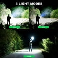 thumbnail image 5 of Rechargeable Flashlights 750,000 High Lumens - 2 Pack, 12 Hours Powerful LED Flash Light with Multiple Light Modes, Super Bright & IPX5 Waterproof Torch for Camping, Home, Emergencies, 5 of 6