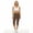 16078140333885472262, variant on Coffee Bean Color Women's Brushed Suede Poly Span Casual Capri Leggings XS-2XL