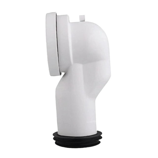 Brida de inodoro con tubo de extensión, brida de inodoro flexible con desplazamiento para sistemas de drenaje de desechos de bañeras, urinarios y baño 30cm
