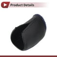 thumbnail image 4 of Cubierta de Pomo de Cambio de Marcha Única para Automóviles, Protector de Mango de Cambio para Dodge Journey 2011-2020 Negro Azul Cuero Sintético, 4 of 6