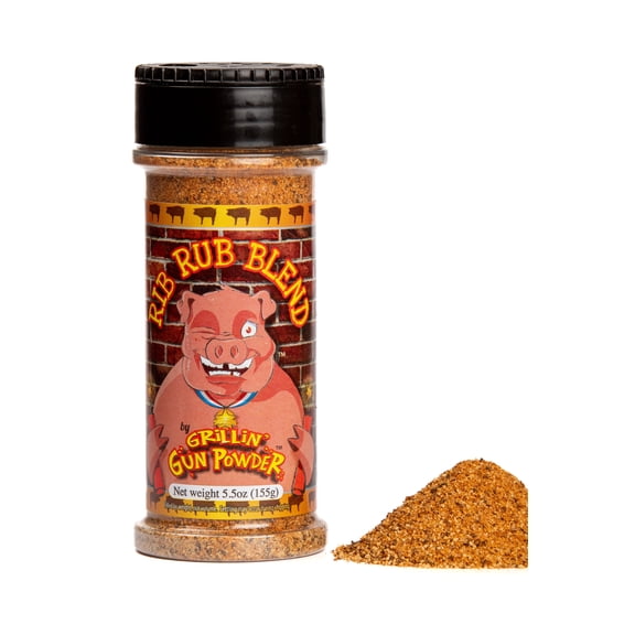 Grillin' GunPowder BBQ Seasoning Blend (5.5oz)