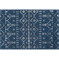 thumbnail image 3 of Madison Transitional 2' x 3' Navy and Cream Polypropylene Indoor Area Rug, 3 of 9