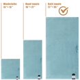 thumbnail image 2 of QJUHUNG 100% Cotton Bath Towel Set Include 2 Bath Towels  2 Hand Towels and 4 Washcloths (White), 2 of 9