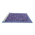 thumbnail image 2 of Ahgly Company Machine Washable Indoor Rectangle Persian Blue Traditional Area Rugs, 2' x 5', 2 of 4