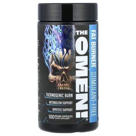 JNX Sports® The Omen! Non-Stimulant Fat Burner + Weight Loss 100 Capsules