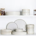 thumbnail image 6 of Ceramic Dinnerware Sets for 4, 12 Pieces Porcelain Lightweight Plates and Bowls Sets, Scratch Resistant Dish Set, Oven & Microwave & Dishwasher, 6 of 6