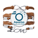 thumbnail image 1 of Constelación celebración de cumpleaños destino Pulsera de cuero Negro trenzado pulsera de cuerda de amor Unbranded  M, 1 of 3