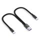 thumbnail image 1 of Cable divisor de carga rápida de 6 A con puerto dual tipo C para dispositivos alimentados. Cable para dispositivos alimentados tipo C y tipo C., 1 of 6