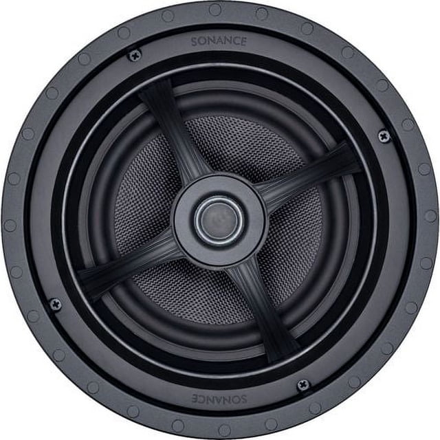 Sonance MAG8R 8" In-Ceiling Speakers Pair – 2-Way Flush Mount, Paintable White – Refurbished Excellent – Tested & Guaranteed