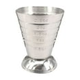 thumbnail image 5 of FONDOTIN 1Pack Measuring Jigger Tapered Silver Stainless Steel for Mixology and Cooking, 5 of 8