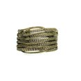 thumbnail image 3 of Vintage Antique Golden Textured Woven Braid Arm Band Wide Wrist Open Cuff Bangle Adjustable Bracelet – Bangle-007G, 3 of 4