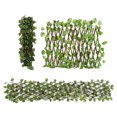 thumbnail image 3 of Valla simulada Valla de Patio Valla de Planta Valla de Madera Decorativa para jardín Valla telescópica-Hoja de batata Grande de 40 cm ANGGREK Otros, 3 of 8