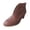 Red, variant on Chunky Heel Ankle Boots for Women Mid Block Heels Slip on Suede Dressy Shoes Ladies Fall Work Travel Pumps Booties Red 6