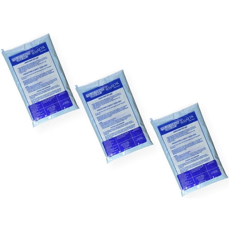 Polar Powder COLDPAK1 Reusable Cold Pak with Magnetic Therapy (Pack of 3) for Pain Relief; for Use on Acute Injuries, Pain, Discomfort, Swelling, Inflammation, Minor Burns, Bruises, and Headaches