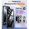 thumbnail image 2 of Funda de teléfono Temdan para iPhone 16 Pro a prueba de agua IP68 de 6,3 pulgadas, 2 of 5