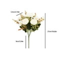 thumbnail image 3 of Zmeidao Artificial Peony Flowers Bouquet, Faux Peony Flowers with Stems for DIY Wedding Party Home Decor, Vase Florals Arrangements, 3 of 6
