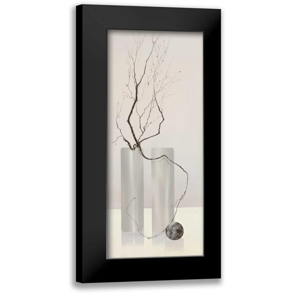 Wonder, Alice 8x14 Black Modern Framed Museum Art Print Titled - Slender Twigs IV