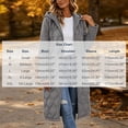 thumbnail image 2 of cocolona Womens Long Quilted Jacket LightWeight Long Sleeve Hooded Zipper Puffer Coat Casual Loose Solid Color Winter Warm Snow Long Outerwear, 2 of 6