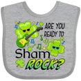thumbnail image 3 of Inktastic Are You Ready to ShamROCK?- Fun St. Patrick's Day Boys or Girls Baby Bib, 3 of 4