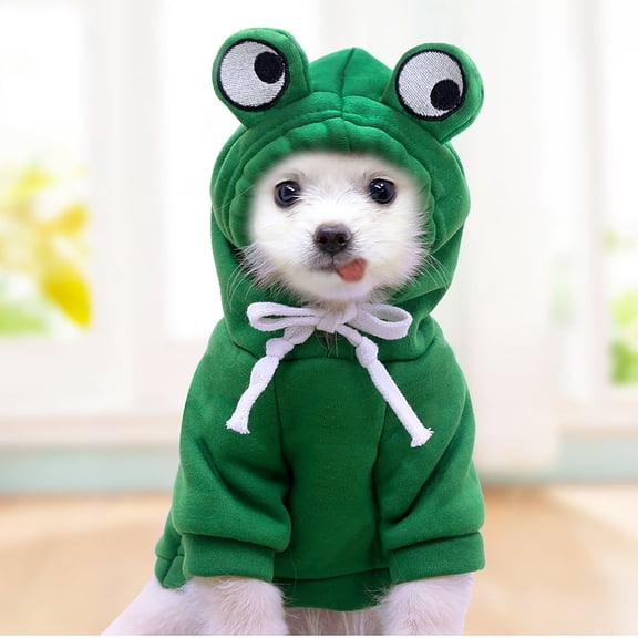 SeekLGT Dog Warm Coat Jacket Windproof Winter Puppy Coat and Cat Jacket Stylish Casual Clothing for Small Dogs and Yorkies Black 1PC