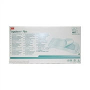 3M Tegaderm Transparent Adhesive Film Dressing ''2.38 X 2.75 , Sterile, Waterproof, Picture Frame Style'' 8 Pack