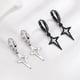 thumbnail image 2 of Pendientes colgantes de metal de cobre Qarigey plateados ligeros y ajustables, 2 of 6