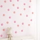 thumbnail image 3 of 12 pegatinas de pared con diseño de puntos rosas y acuarela para habitación de niñas, 3 of 6