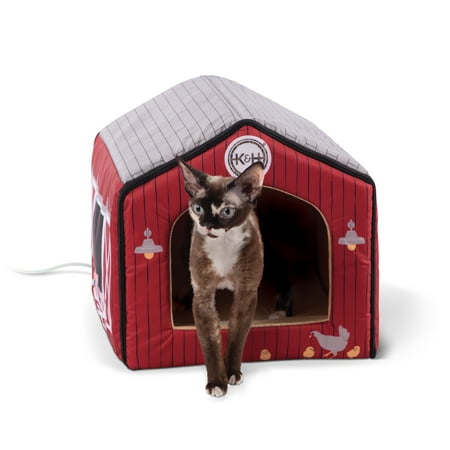 UPC: 0655199637614 | K&H Pet Products Thermo-Indoor Pet House Barn Design 16 X 15 X 14 Inches