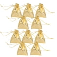 thumbnail image 1 of Bolsas de Organza Phenovo 10PCS Oro Sunnimix Bolsa de organza, 1 of 8