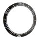 thumbnail image 2 of Inserto de bisel de reloj profesional Accesorio de repuesto de reparación de anillo de bisel de reloj de cerámica de 38 mm para relojero Base negra Línea punteada de dígitos blancos, 2 of 10