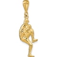thumbnail image 5 of 14K Yellow Gold Polished 3-D Pitcher Baseball Charm (36 X 12) Made In United States c2663, 5 of 6