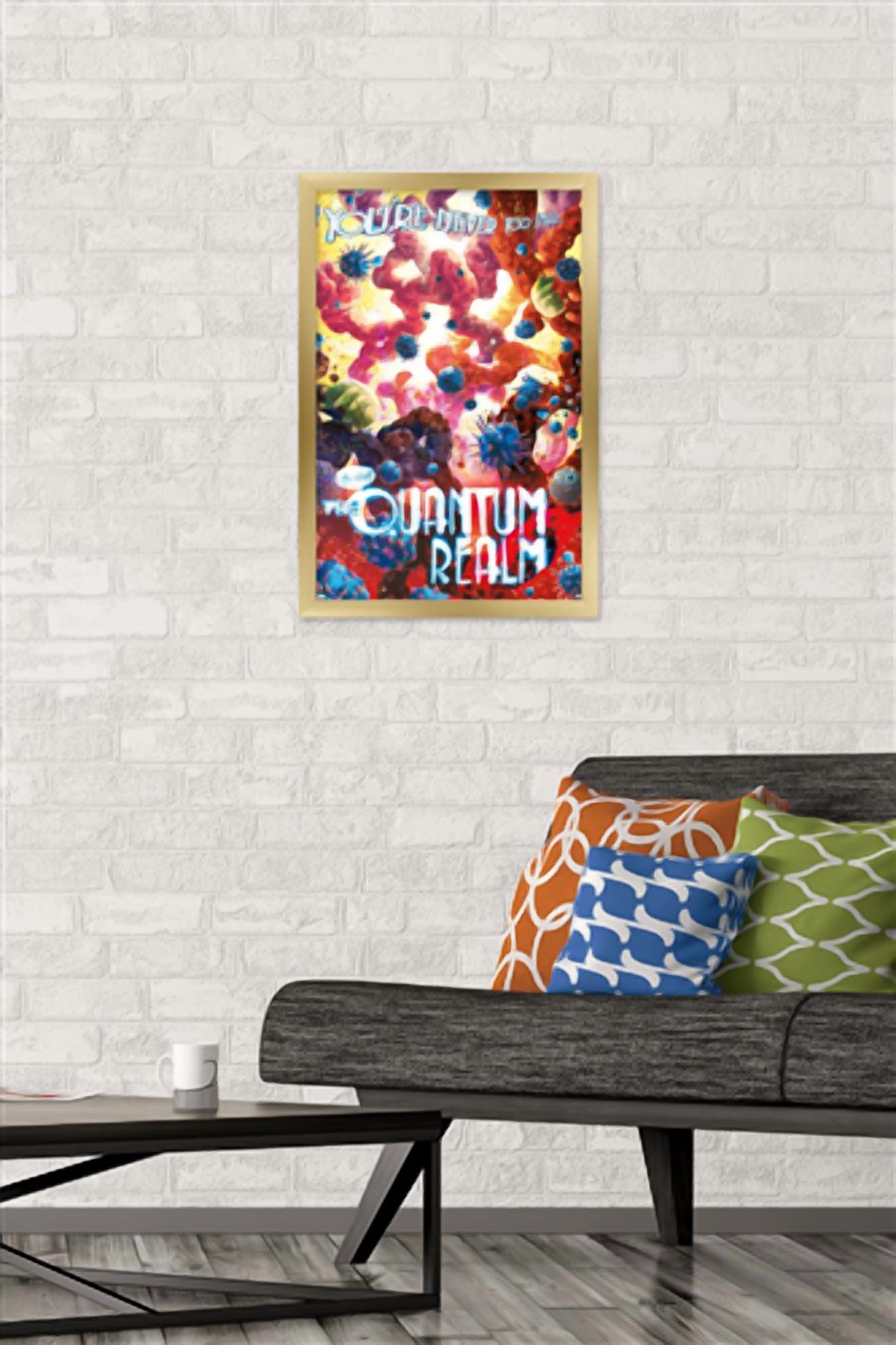 Marvel: Hero Lands - Quantum Realm Wall Poster, 14.725" x 22.375" Framed