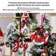 thumbnail image 4 of Ounissouiy Colgante de Navidad Chimenea Árbol de Navidad Decoración colgante Festival de vacaciones Atmósferas Pieza de Regalo Escaparate Puerta Kits de decoración para fiestas Árbol Ounissouiy HA069785-03, 4 of 6