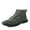Green, variant on Mens Vintage Stitching Combat Walking Boots Wide Width Leather Protective Toe Non Slip Casual Ankle Booties Black Size 7.5