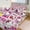 79"×90", variant on Cartoon Hello Animal Kitty 3-Piece Bed Sheets Warm Kawaii Bedding Set Cute Soft Bedclothes for Boys Girls