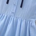 thumbnail image 6 of Posijego Girls Uniform Dresses Cotton Short Sleeve School Uniforms Summer Casual A-Line Mini Dresses 5-12 Years, 6 of 9