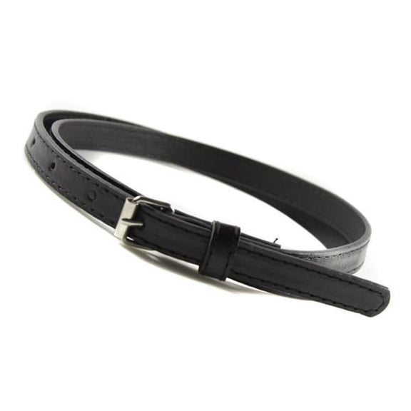Women Skinny Leather Belt Thin Waist Jeans Belt for Pants in Pin Buckle Belt
