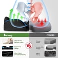 thumbnail image 6 of Lolsea Seat Cushion, Memory Foam Office Chair Cushion, Ergonomic Seat Cushion for Sciatica, Tailbone, Black, 6 of 7