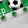 thumbnail image 4 of Castle Fairy Eat Sleep Soccer Curtains Pack of 2 (42x84 Each),Sport Curtains Blackout, 4 of 6
