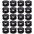 thumbnail image 1 of Miangastore 20 Pcs Chouchous Larges Élastiques Attaches de Cheveux Anneaux Porte-Queue de Cheval pour Femmes, 1 of 9