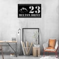 thumbnail image 4 of Craftnamesign Mountain House Number Metal Sign LED Light, Custom Address Name Sign, Address Sign, 4 of 5