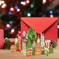 thumbnail image 6 of 1 PC Gorgeous Christmas Pop Up Card, 3D Greeting Card, Merry Christmas Card with Envelop, Cute Xmas Pop Up Card for Family, Friends, 6 of 6