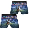 thumbnail image 3 of Happy New Year Shetland Sheepdog Family Cheer Winter Midnight Firework All Over Print Boxer Briefs Underwear for Men Dad Sheltie Dog Lover Gifts - 02025, 3 of 6