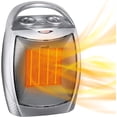 thumbnail image 2 of GiveBest Calentador eléctrico portátil con termostato, ventilador calefactor de cerámica seguro y silencioso de 1500 W/750 W, calienta 200 pies cuadrados para escritorio de oficina, uso en interiores,, 2 of 3